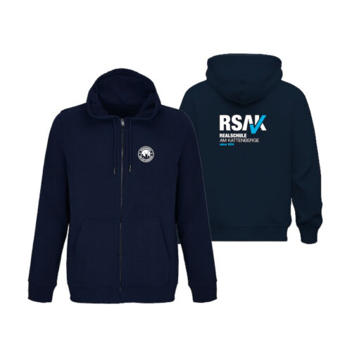 Dunkelblauer Hoodie