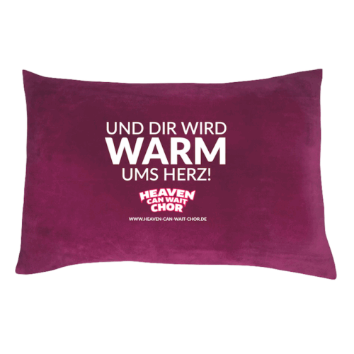 Kissen mit Heaven Can Wait Chor-Logo